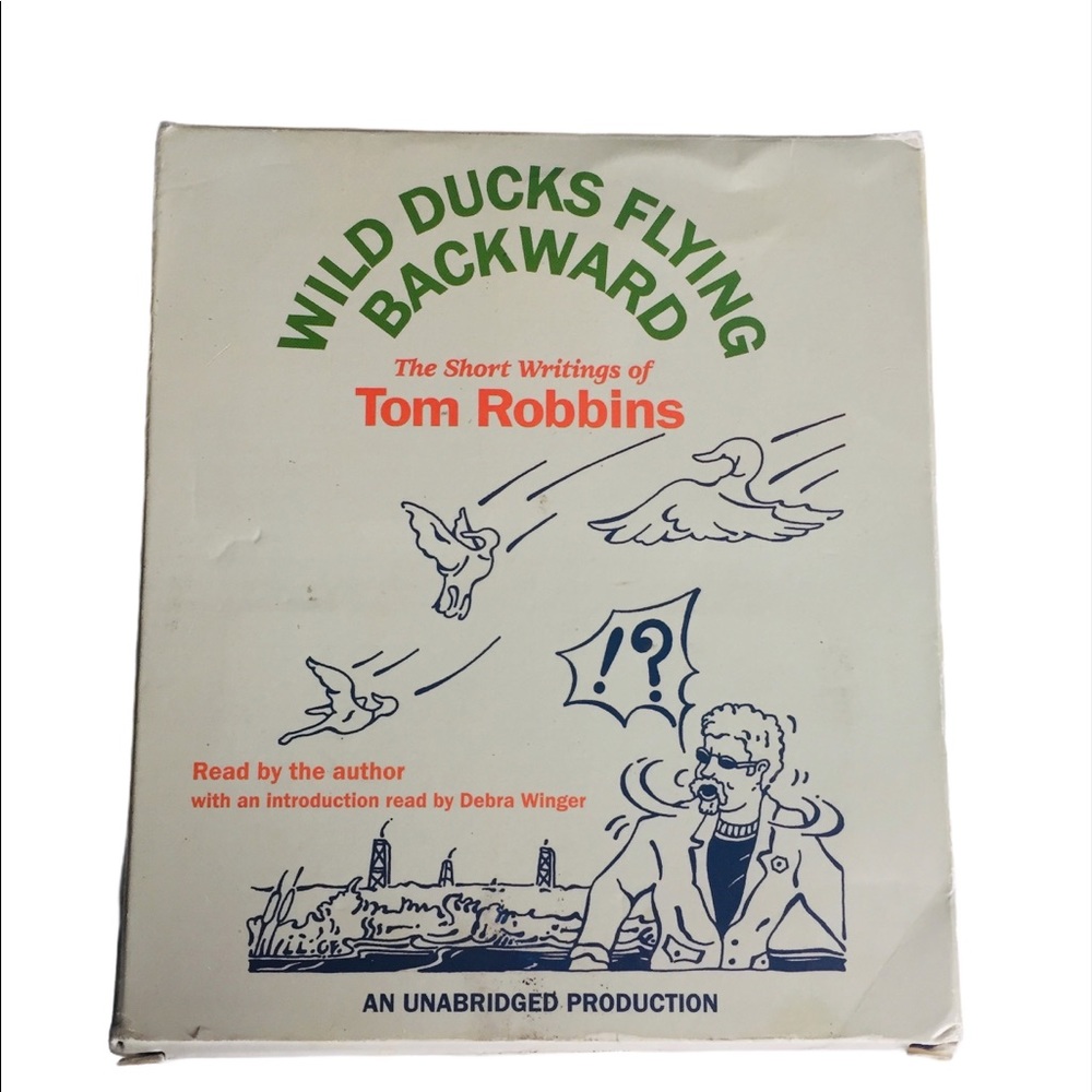 Tom Robbins Wild Ducks Flying Backward Audio CD Set